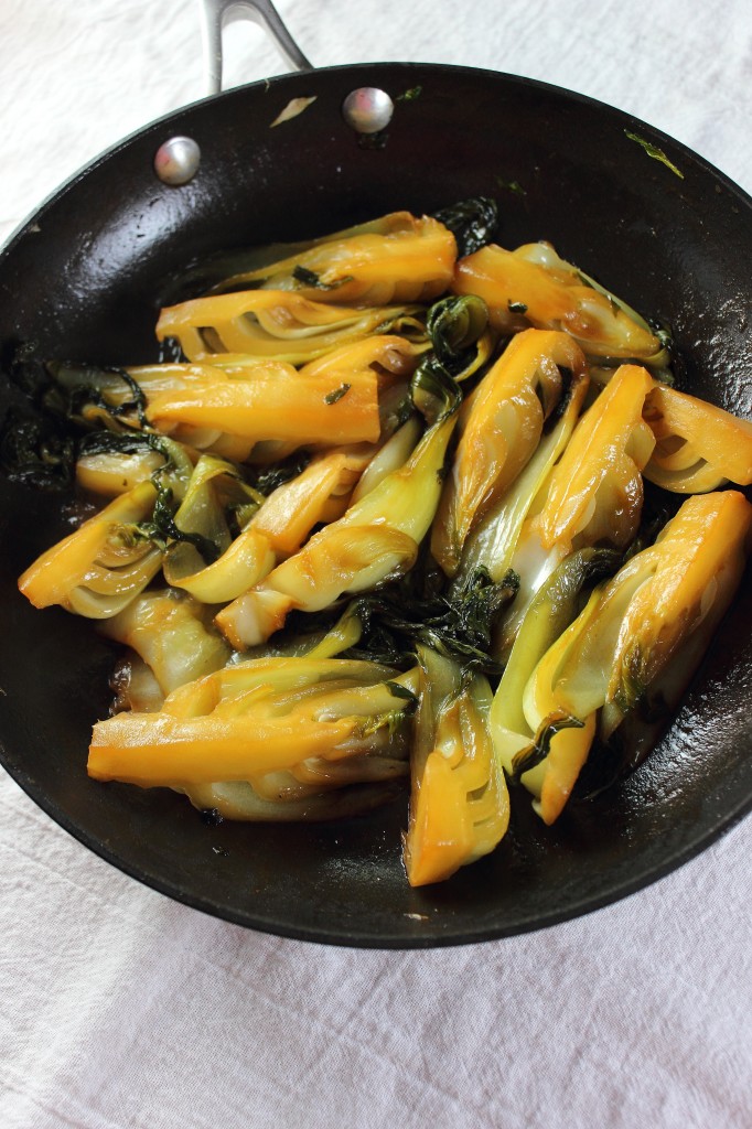 Sweet and Sour Baby Bok Choy