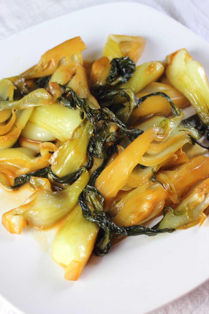 Sweet and Sour Baby Bok Choy